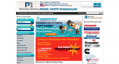Desktop Screenshot of marinedieselparts.com